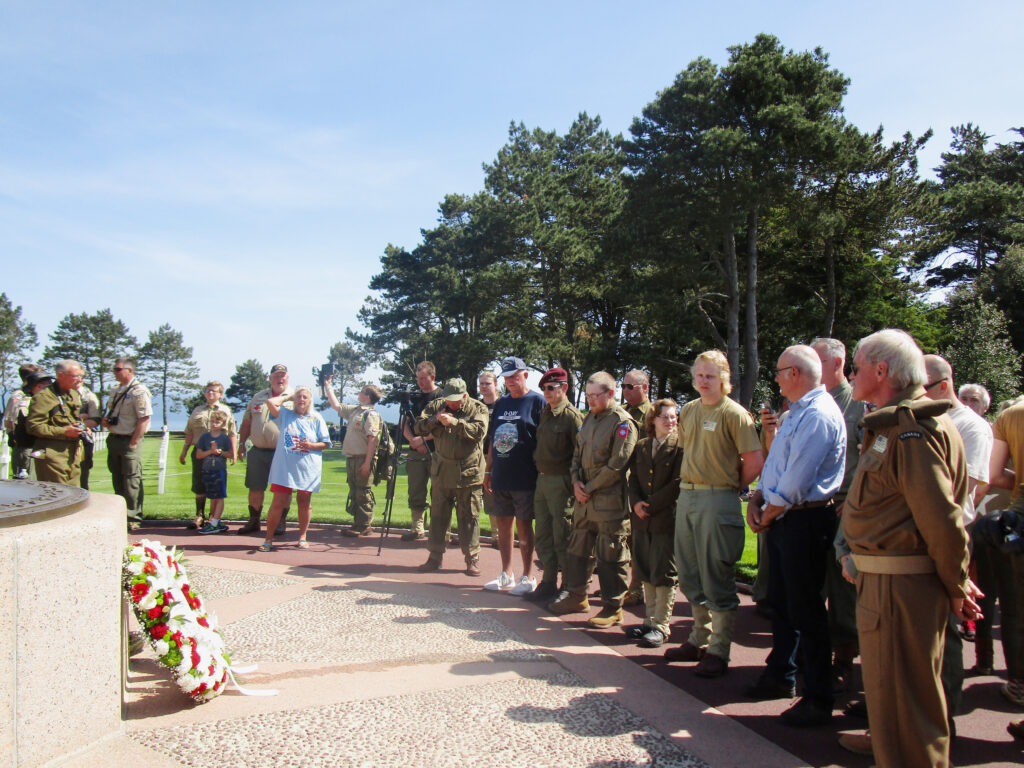 BAIV US cemetery cewremony