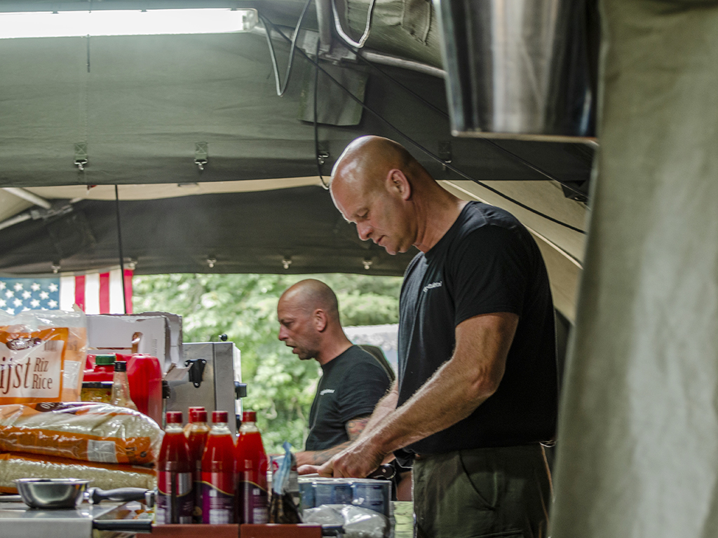 BAIV preparing breakfast